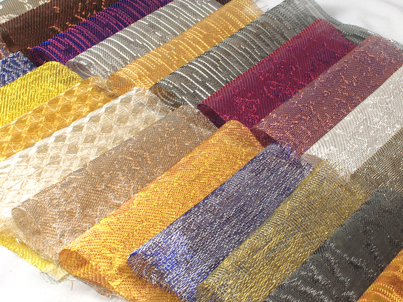 Jacquard weave mesh